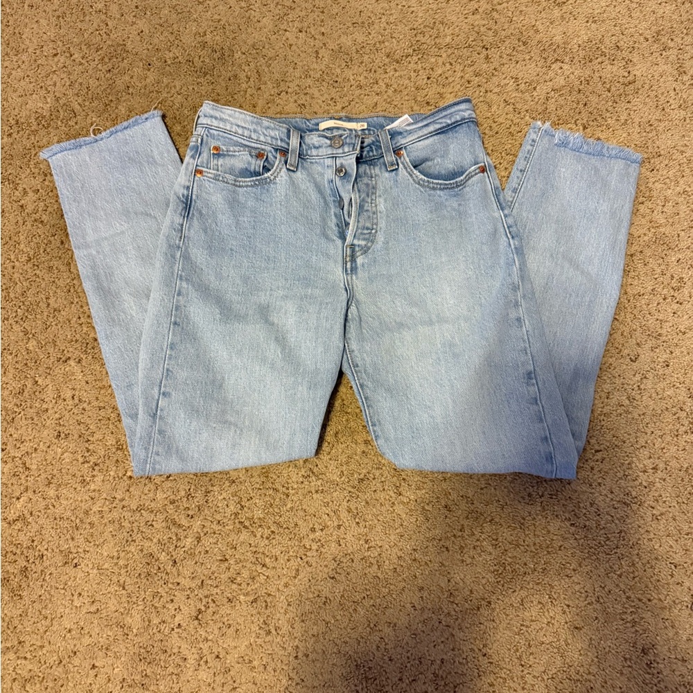 Levi's Light Blue Straight Leg Jeans